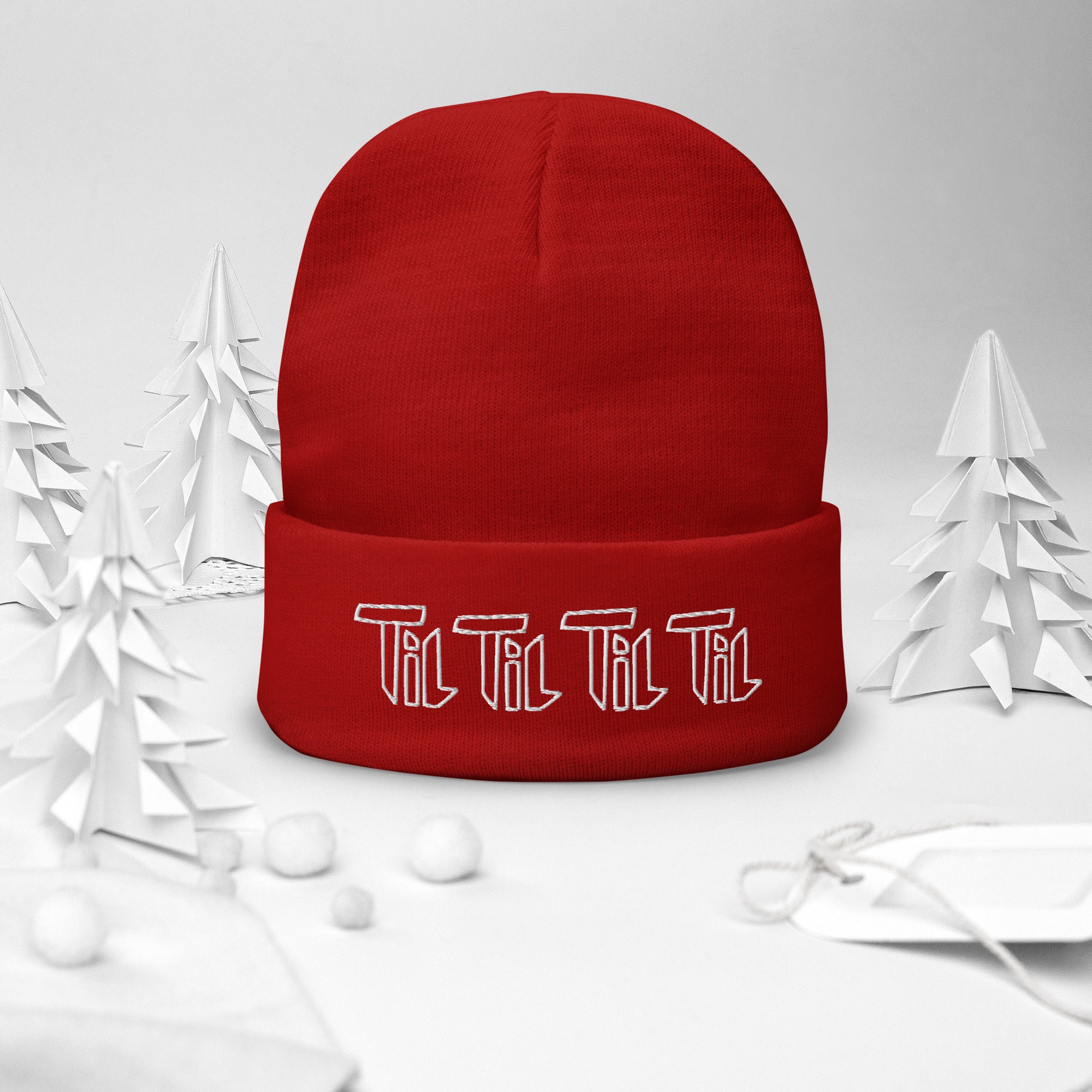 Bestickte Beanie