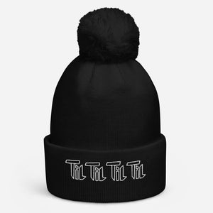 Bommel-Beanie DARK