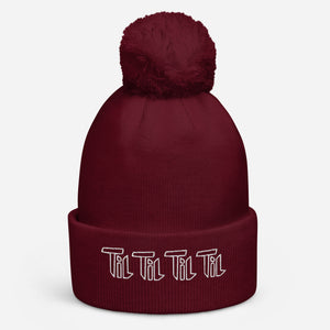 Bommel-Beanie DARK