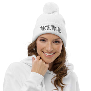 Bommel-Beanie WHITE