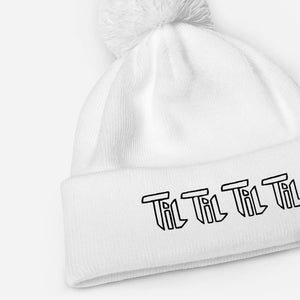 Bommel-Beanie WHITE