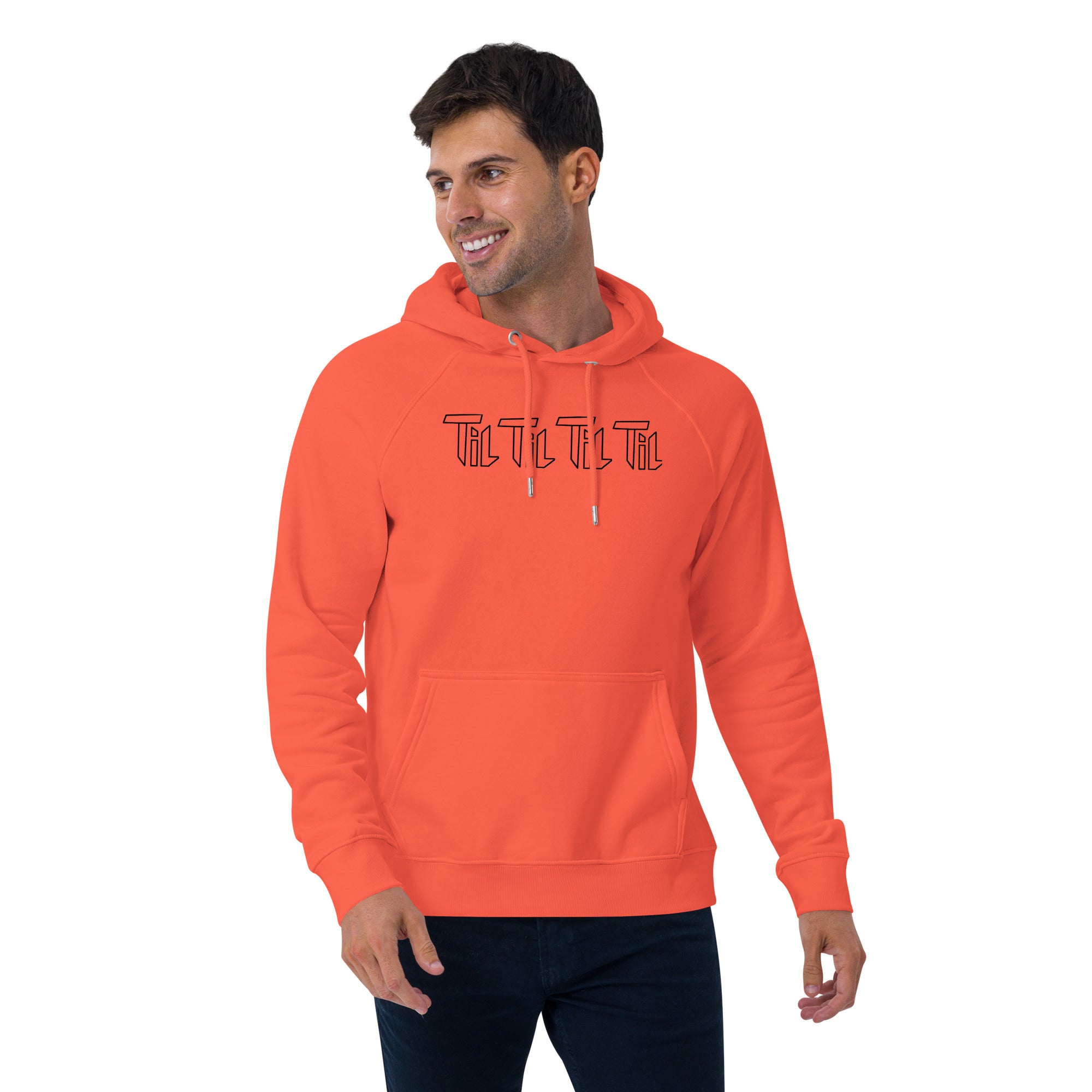 TiL Bio-Raglan-Hoodie ORANGE