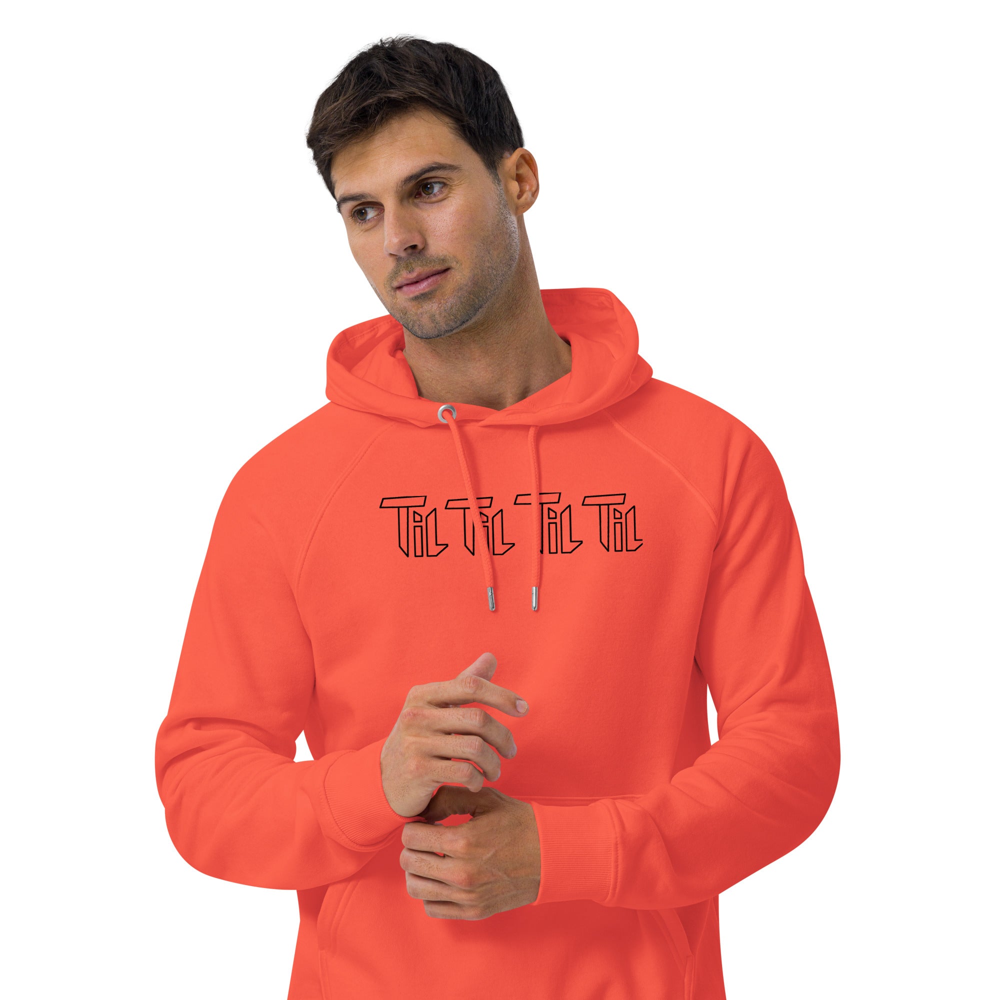 TiL Bio-Raglan-Hoodie ORANGE