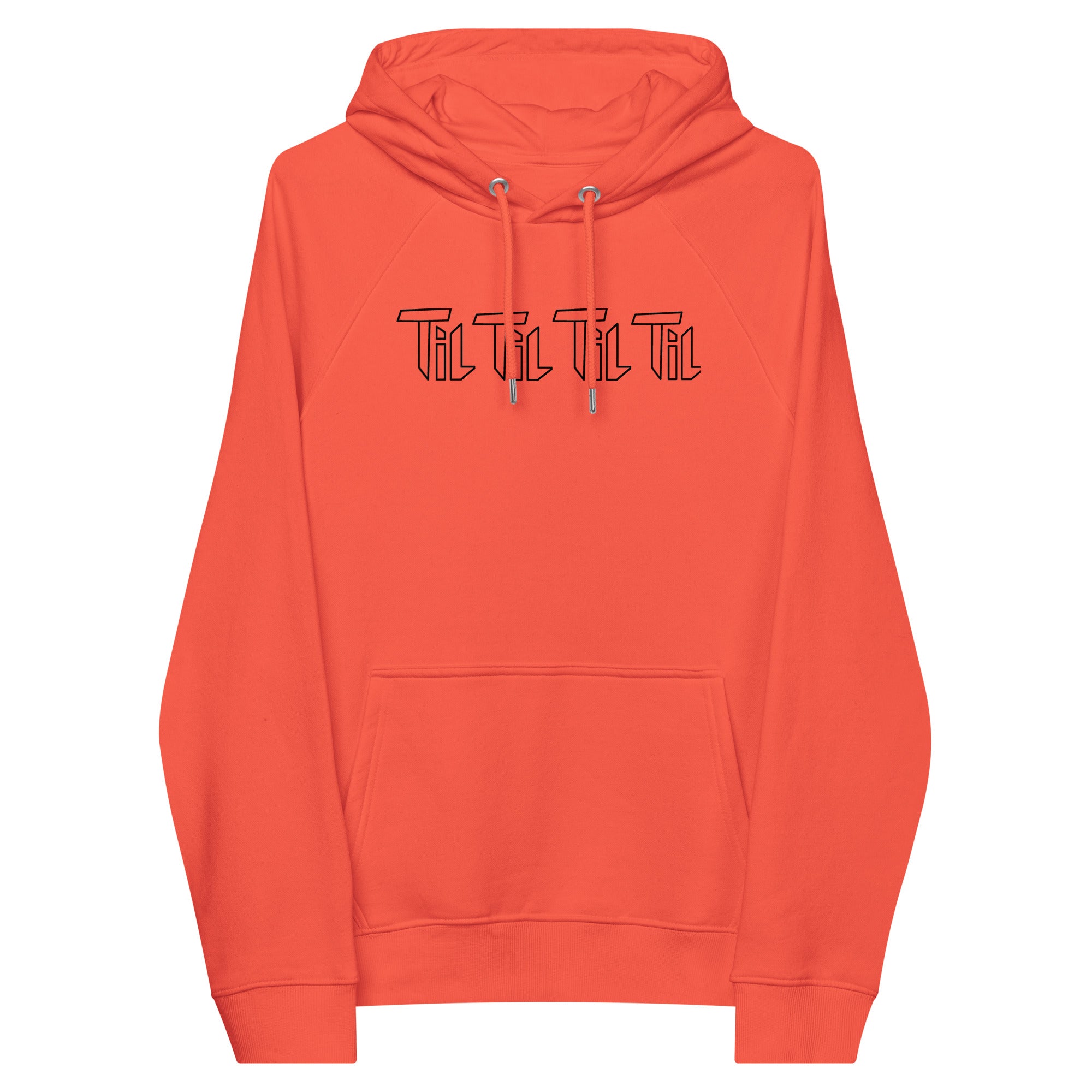 TiL Bio-Raglan-Hoodie ORANGE