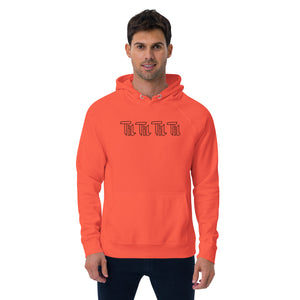 TiL Bio-Raglan-Hoodie ORANGE