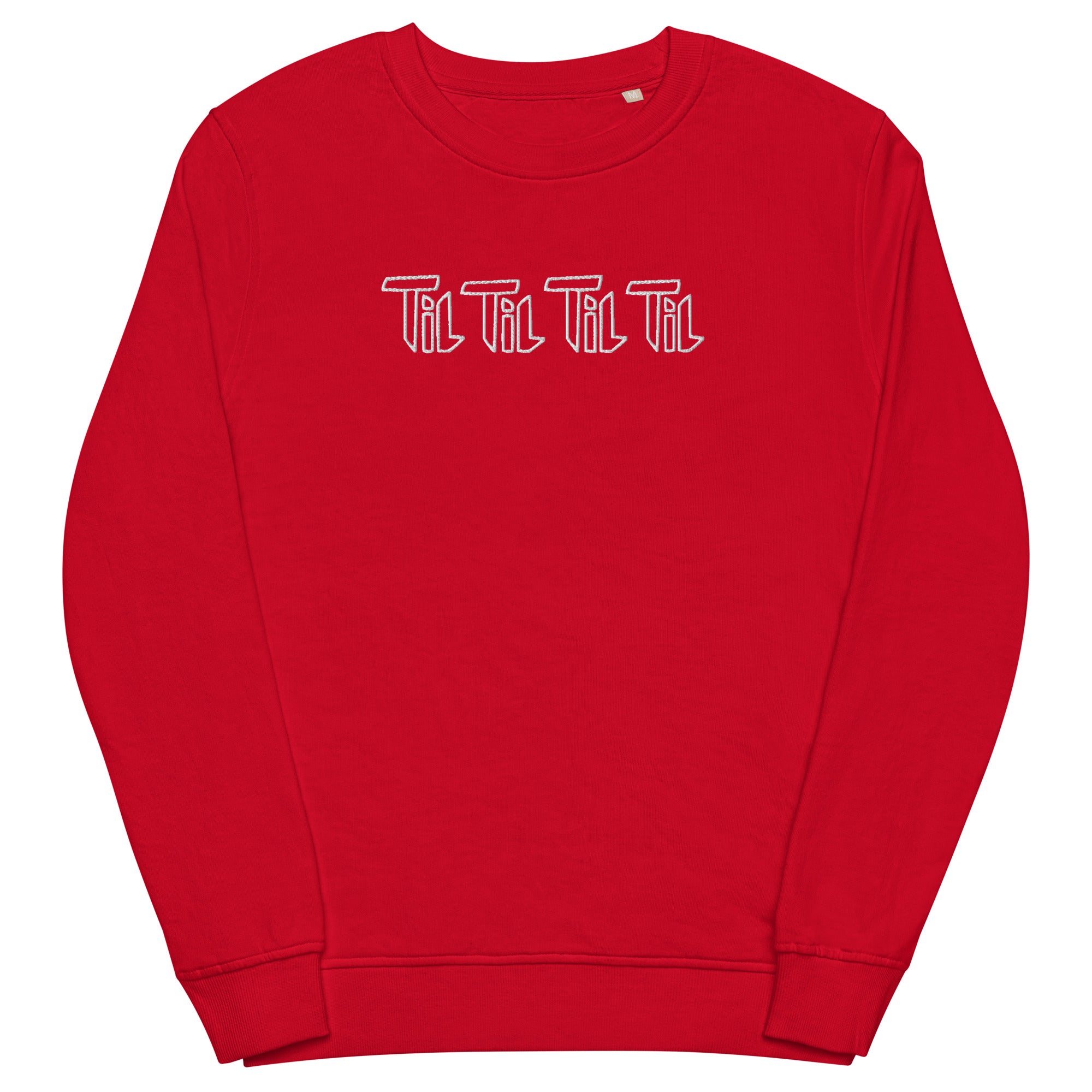 Unisex Bio-Pullover RED & GREEN